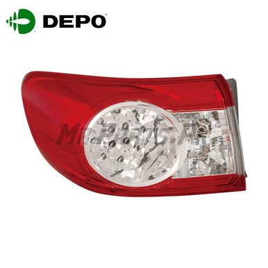 Toyota Corolla 2011 - 2014 DEPO Rear Light