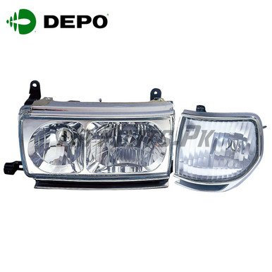 Toyota Land Cruiser 1994 - 1997 FJ80 DEPO Performance Headlight