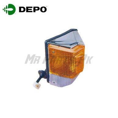 Toyota Land Cruiser 1985 - 1998 FJ70 DEPO Corner Light Chrome