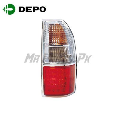 Toyota Prado 2000 - 2002 FJ90 DEPO Performance Rear Light Clear Red Chrome LED