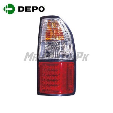 Toyota Prado 2000 - 2002 FJ90 DEPO Performance Rear Light Clear Red LED