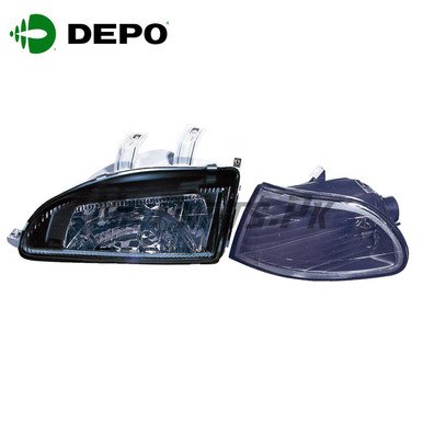 Honda Civic 1992 - 1995 DEPO Performance Headlight Black