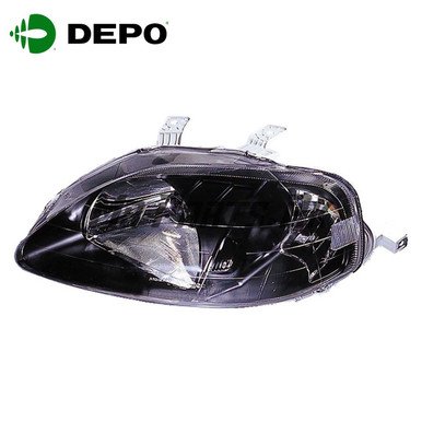 Honda Civic 1999 - 2000 DEPO Performance Headlight Black