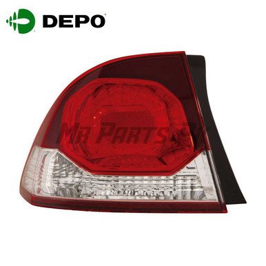 Honda Civic 2007 - 2012 Reborn DEPO Rear Light Hybrid