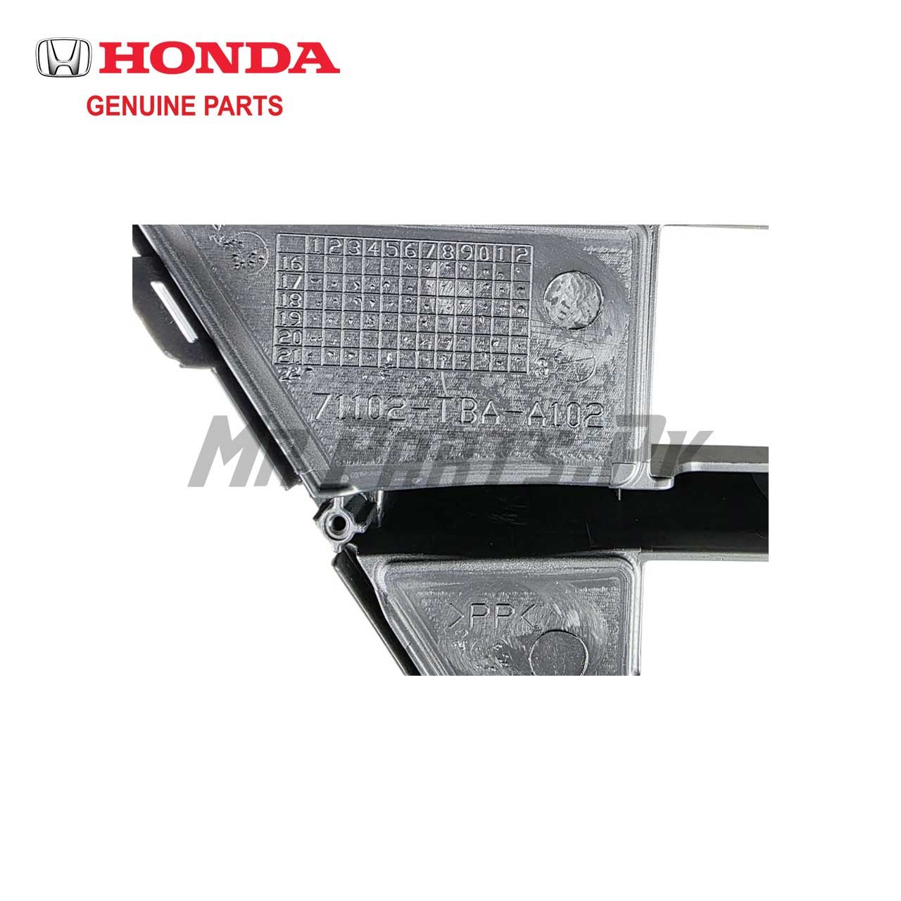 Honda Civic 2016 - 2021 X Honda Genuine Front Bumper Grille - Image 3