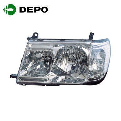 Toyota Land Cruiser 1998 - 2004 FJ100 DEPO Performance Headlight Chrome