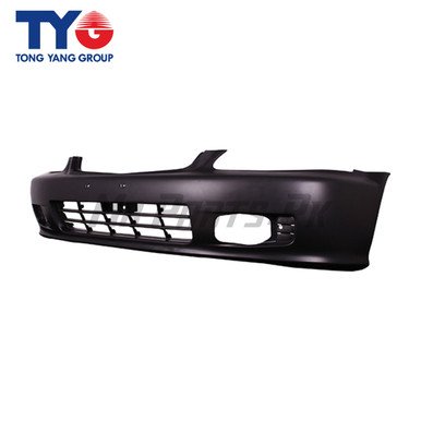 Honda Civic 1999 - 2000 TYG Front Bumper W Fog Lamp Hole