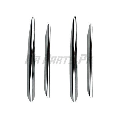 Honda Civic 2016 - 2021 X Fog Light and Reflector Cover Moulding Chrome