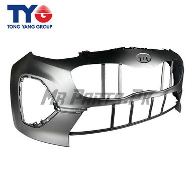 Kia Sportage 2019 - 2024 Alpha / FWD TYG Front Bumper Primed W/O Sensor Hole