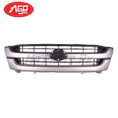 Toyota Hilux 2001 - 2004 Single Cabin AGP Grille Silver Black