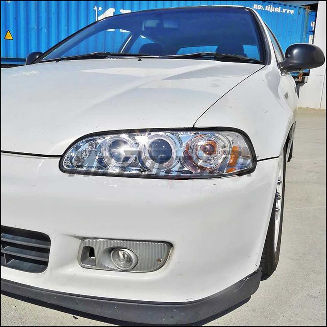 Honda Civic 1992 - 1995 Taiwan Performance Headlight Chrome - Image 2