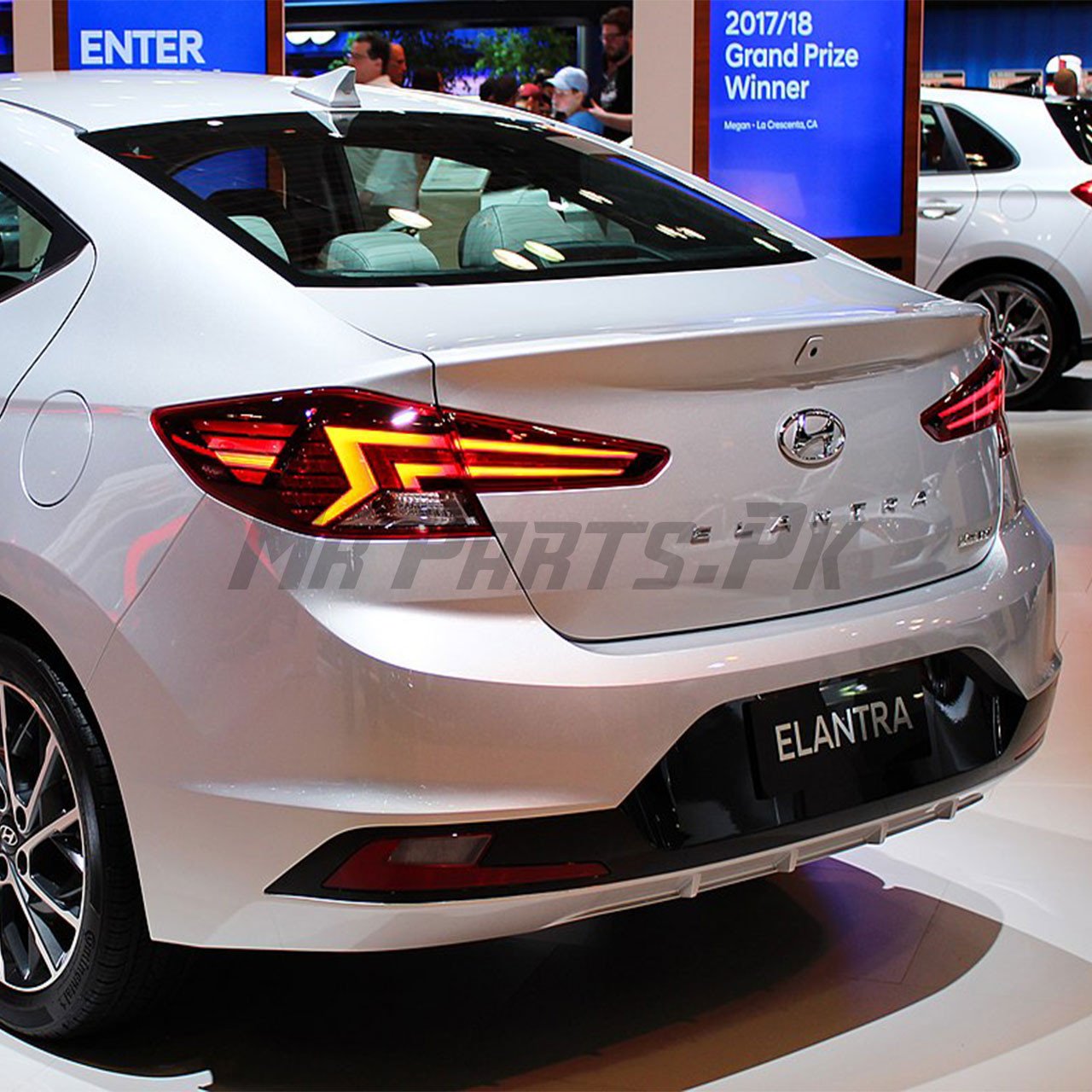 Hyundai Elantra 2021 - 2026 TYG Rear Bumper Primed - Image 2