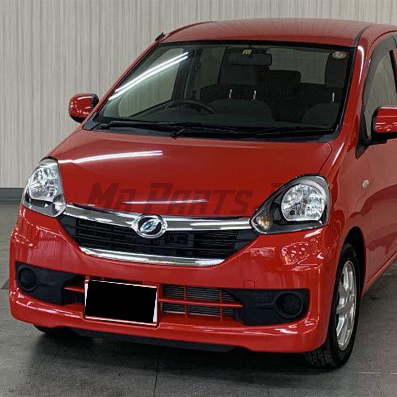 Daihatsu Mira 2014 - 2016 e:S / Toyota Pixis Epoch 2014 - 2016 TYG Front Bumper Primed W Moulding Hole - Image 2