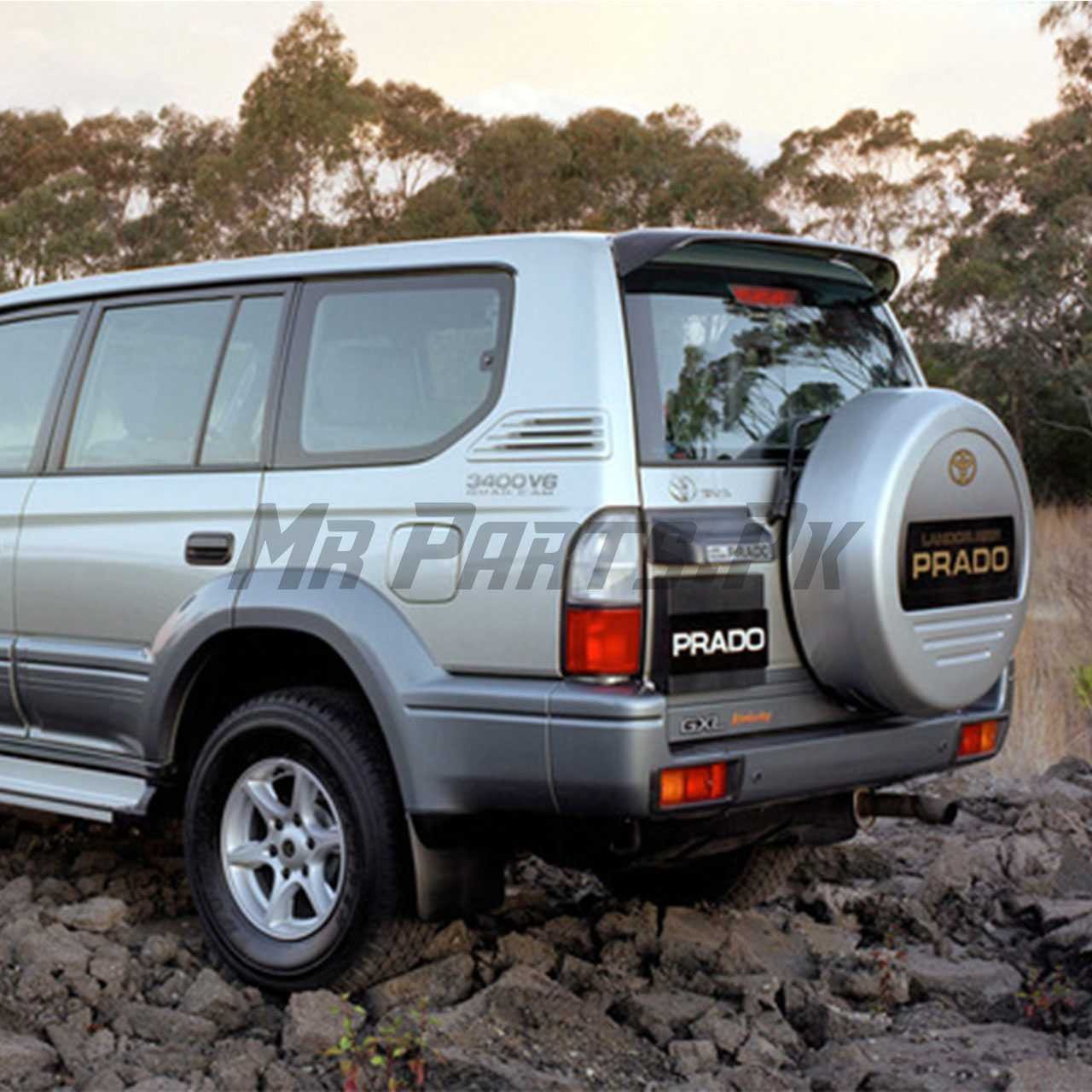 Toyota Prado 2000 - 2002 FJ90 DEPO Performance Rear Light Clear Red Chrome LED - Image 2