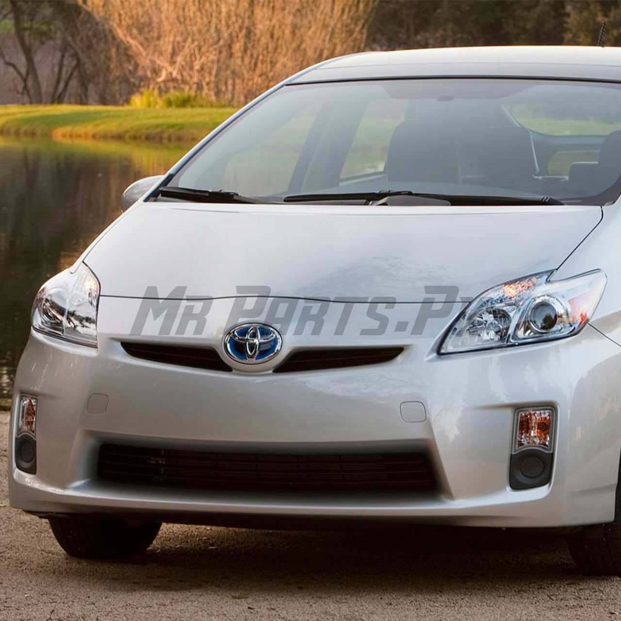 Toyota Prius 2010 - 2011 TYG Front Bumper Primed - Image 2