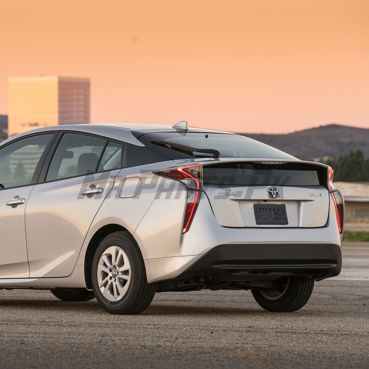 Toyota Prius 2016 - 2018 TYG Rear Bumper Primed W Sensor Hole - Image 2