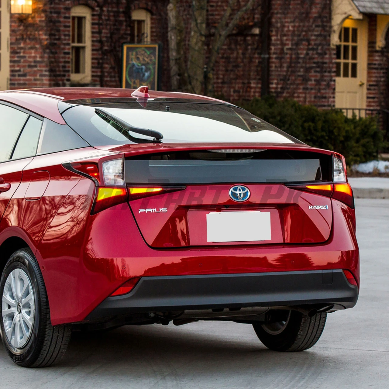 Toyota Prius 2019 - 2022 TYG Rear Bumper Primed - Image 2